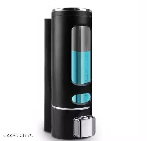 350ml Wall Mount Liquid Soap Dispenser | Transparent ABS Body | Ideal for Bathroom, Kitchen