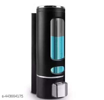 350ml Wall Mount Liquid Soap Dispenser | Transparent ABS Body | Ideal for Bathroom, Kitchen